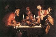 Abraham Bloemaert The Emmaus Disciples oil on canvas